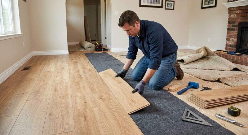 Laminate Floor Remodeling in Weaverville, NC