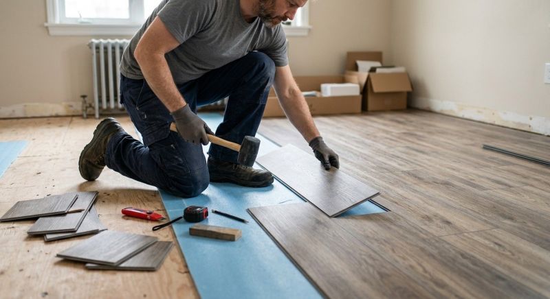 Linoleum Floor Installation in Madison County, NC