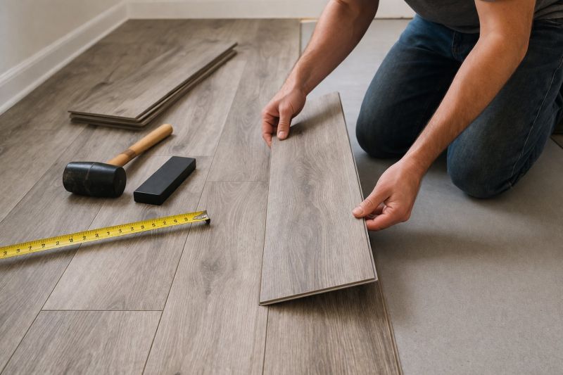 Luxury Vinyl Tile Installation in Madison County, NC