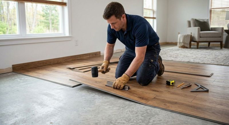 Luxury Vinyl Tile Installation in Marshall, NC