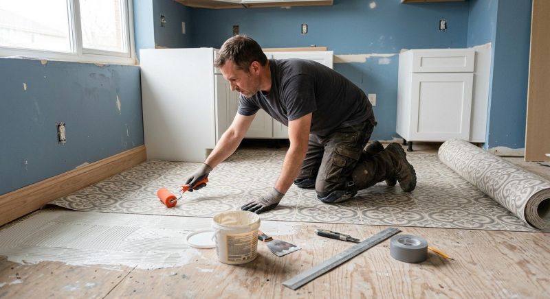 Sheet Flooring Installation in Weaverville, NC