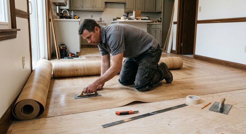 Sheet Flooring Installation in Madison County, NC