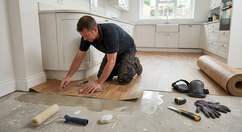 Sheet Linoleum Installation in Fletcher, NC