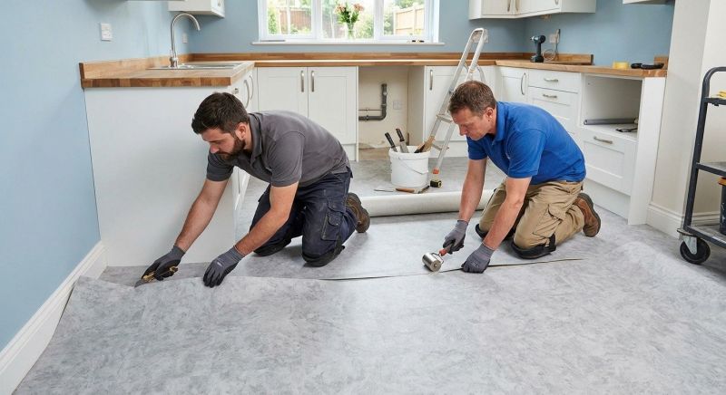 Sheet Linoleum Installation in Weaverville, NC